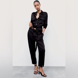 Zara Silk Pants, M